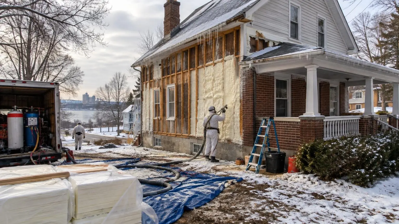 Spray Foam Insulation in Saginaw, MI